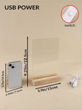 Custom Photo and Song Acrylic Plaque