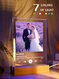 Custom Photo and Song Acrylic Plaque