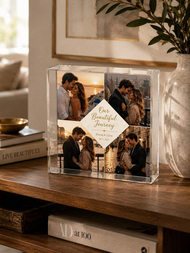 Personalized Acrylic Photo Display Block