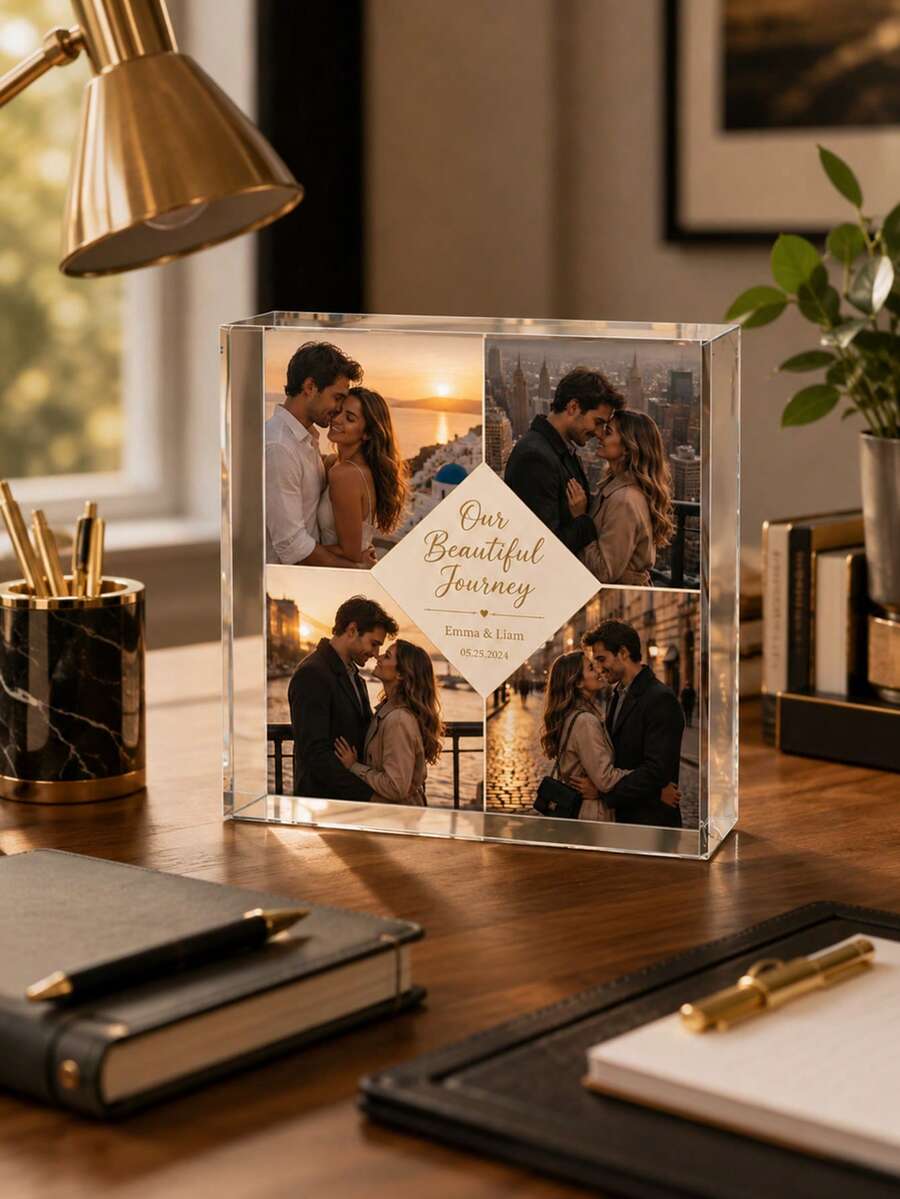 Personalized Acrylic Photo Display Block