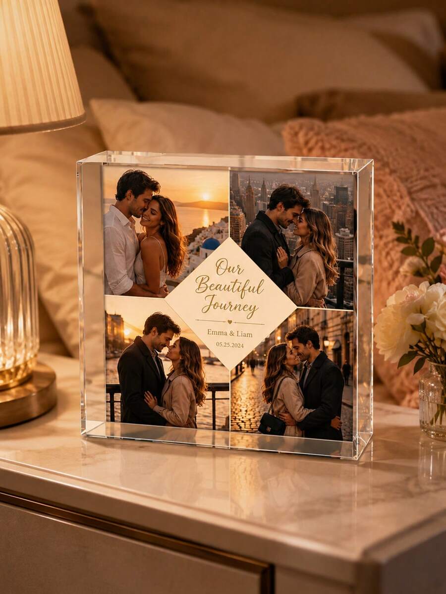 Personalized Acrylic Photo Display Block