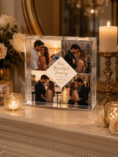 Personalized Acrylic Photo Display Block
