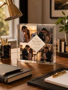 Personalized Acrylic Photo Display Block